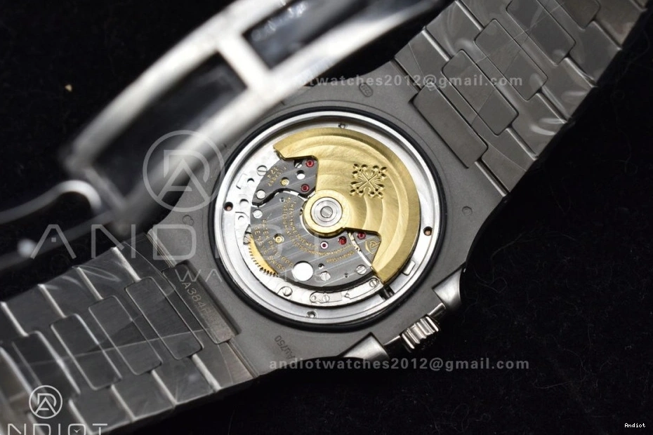 TWF Diamonds Nautilus A324 5711 Bracelet Bezel Full Diamonds SS on & Dial 1116